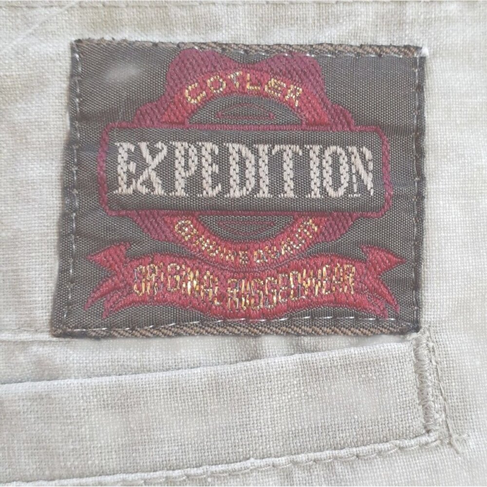 Expedition Cotler Chino Pants Mens Size 28 Beige Straight Leg Mid Rise Cotton - Picture 7 of 8